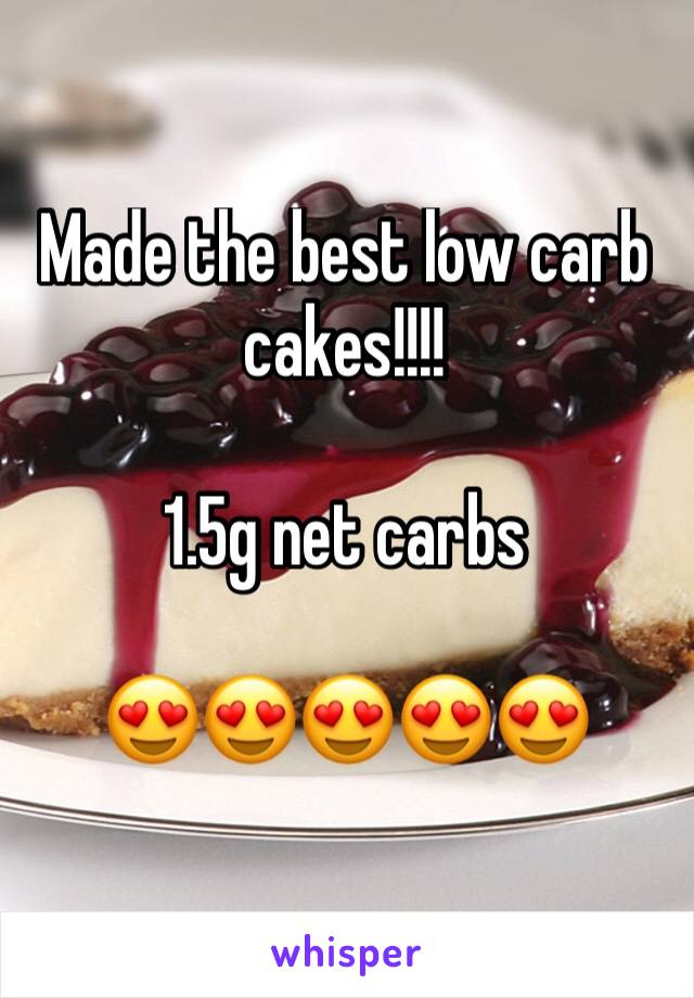 Made the best low carb cakes!!!!

1.5g net carbs

😍😍😍😍😍