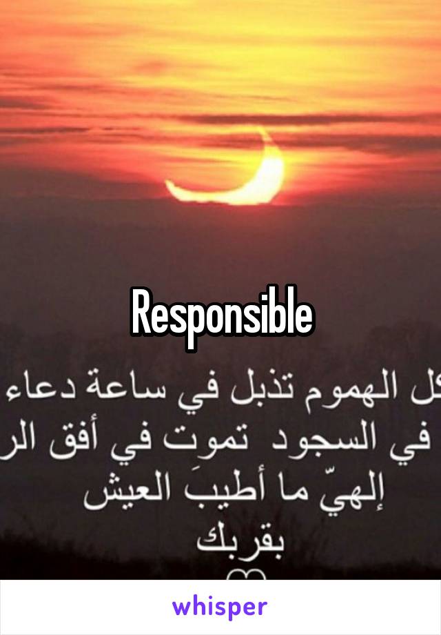 Responsible