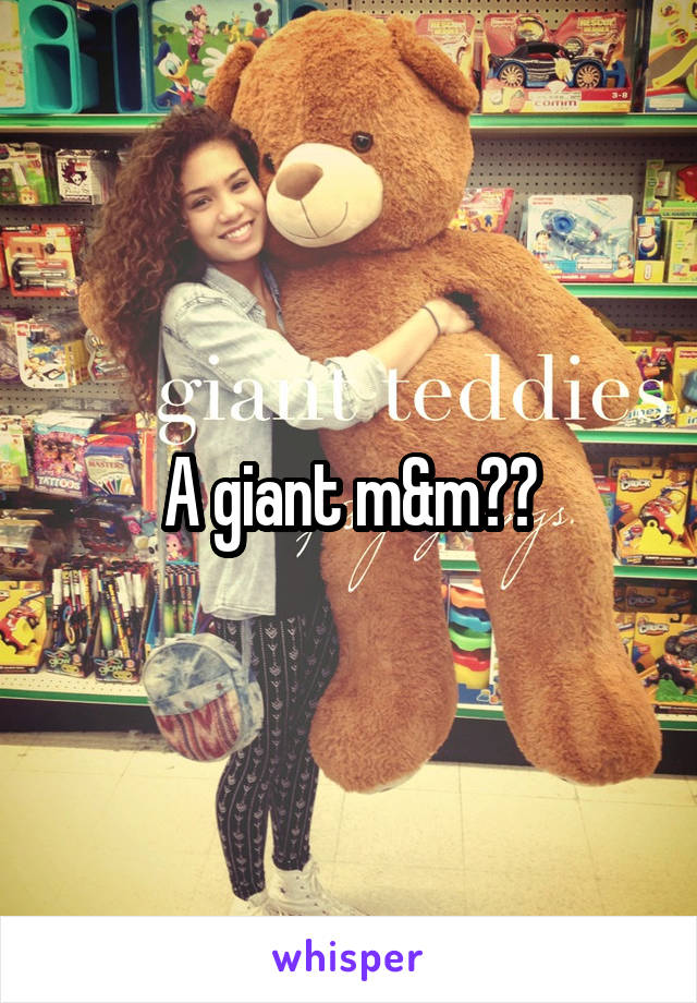 A giant m&m??