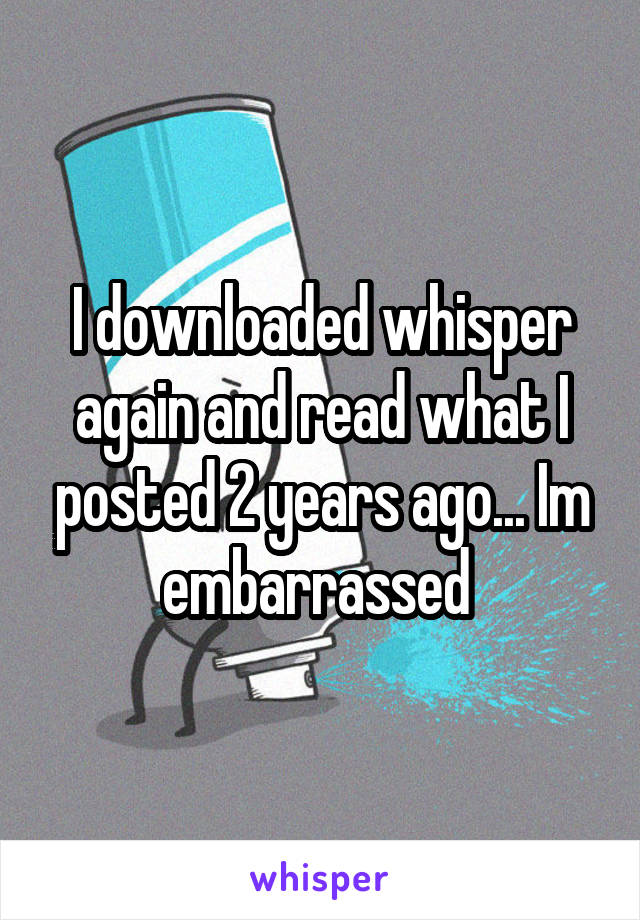 I downloaded whisper again and read what I posted 2 years ago... Im embarrassed 