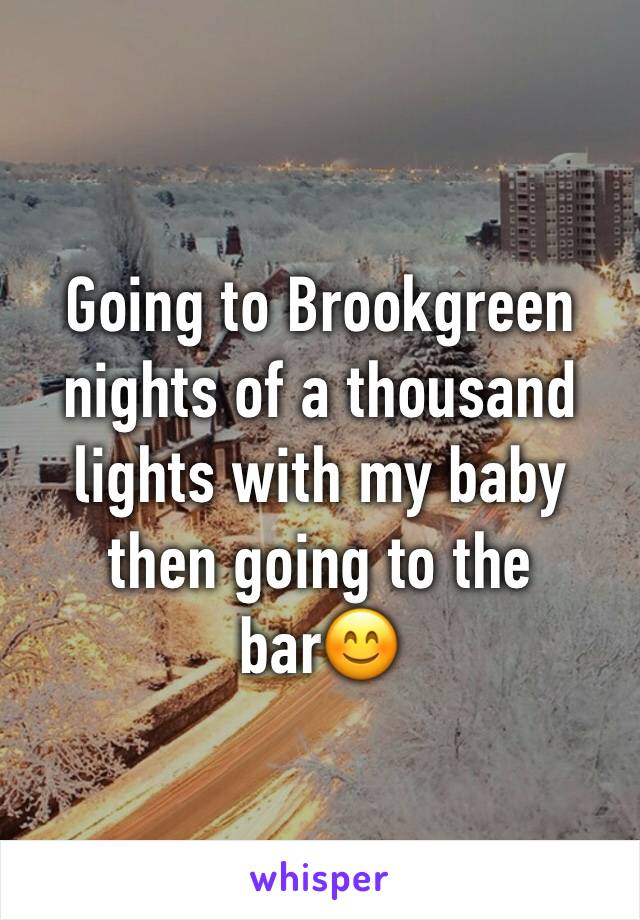 Going to Brookgreen nights of a thousand lights with my baby then going to the bar😊