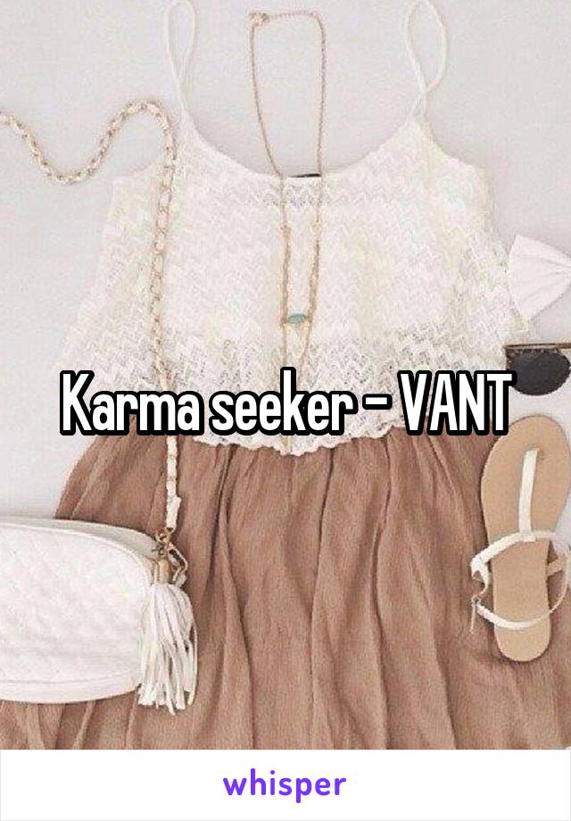 Karma seeker - VANT