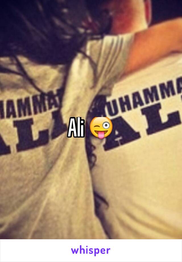 Ali 😜