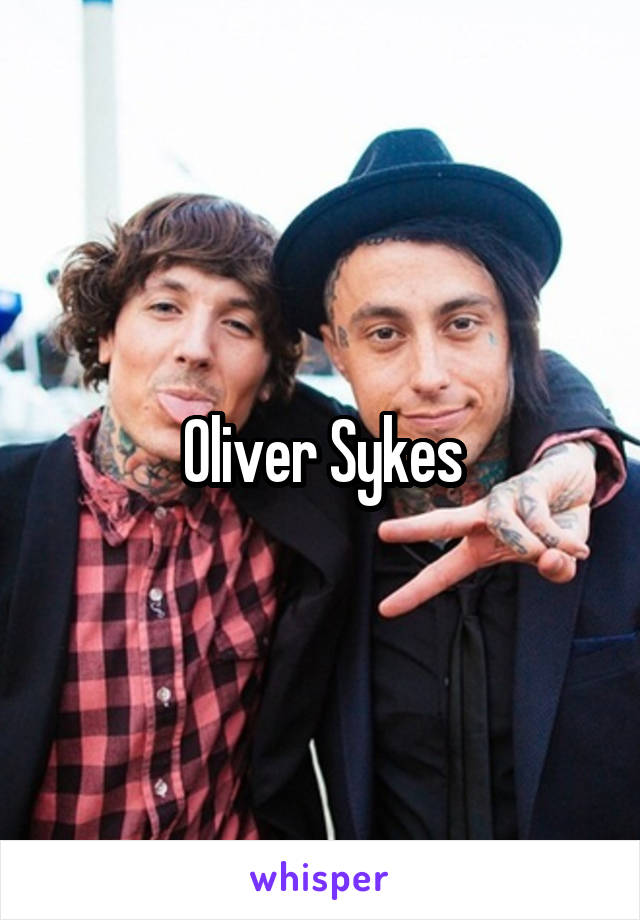 Oliver Sykes