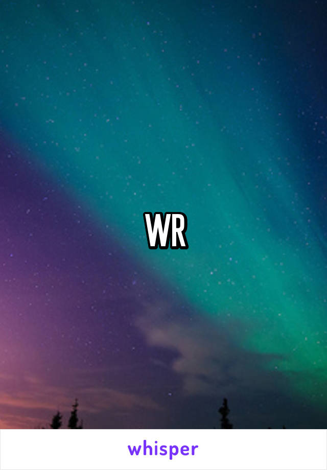 WR