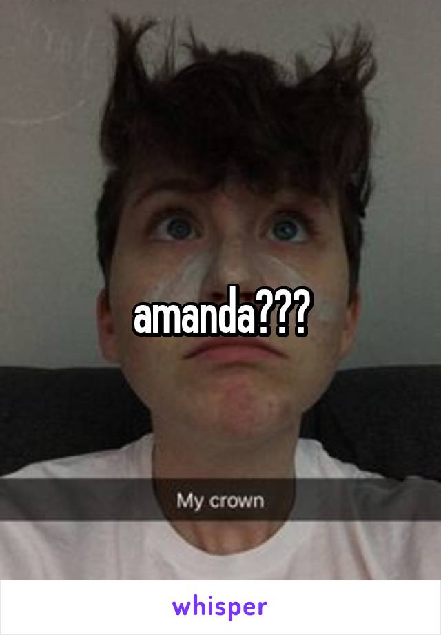 amanda???