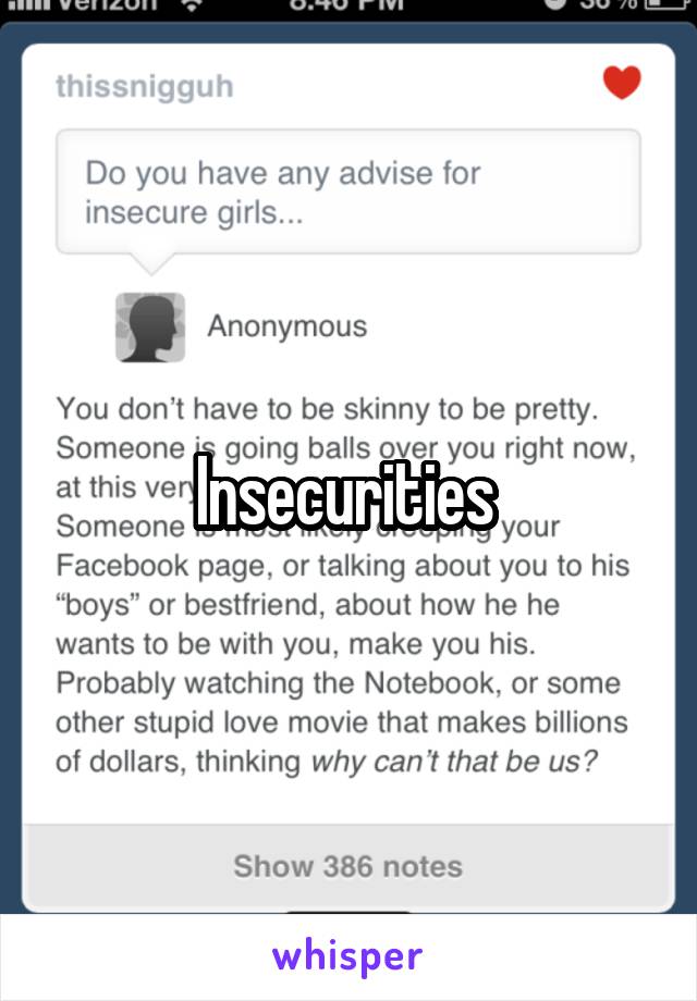 Insecurities 