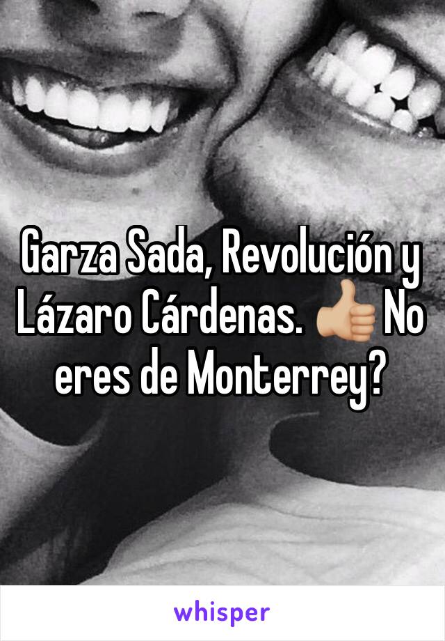 Garza Sada, Revolución y Lázaro Cárdenas. 👍🏼 No eres de Monterrey? 