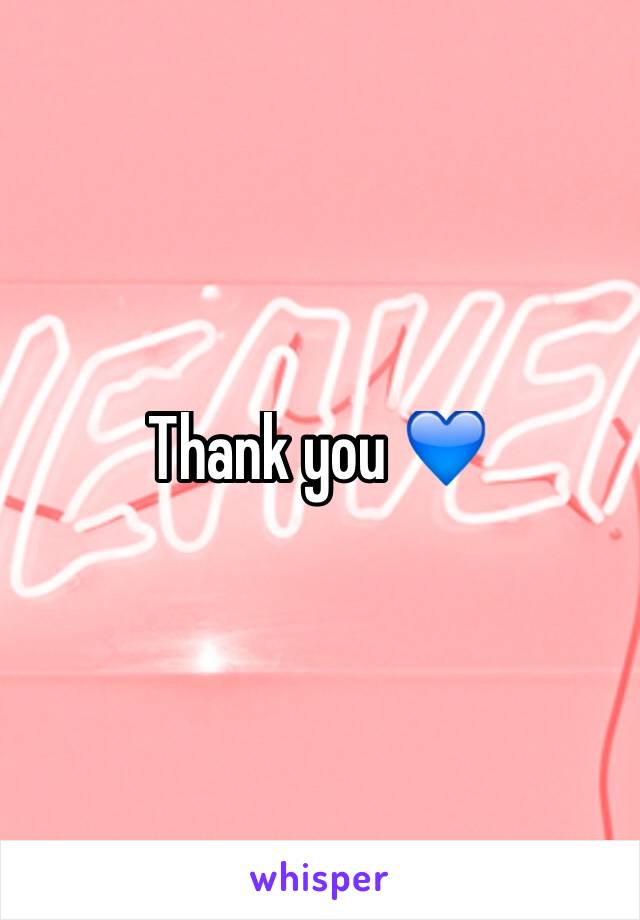 Thank you 💙