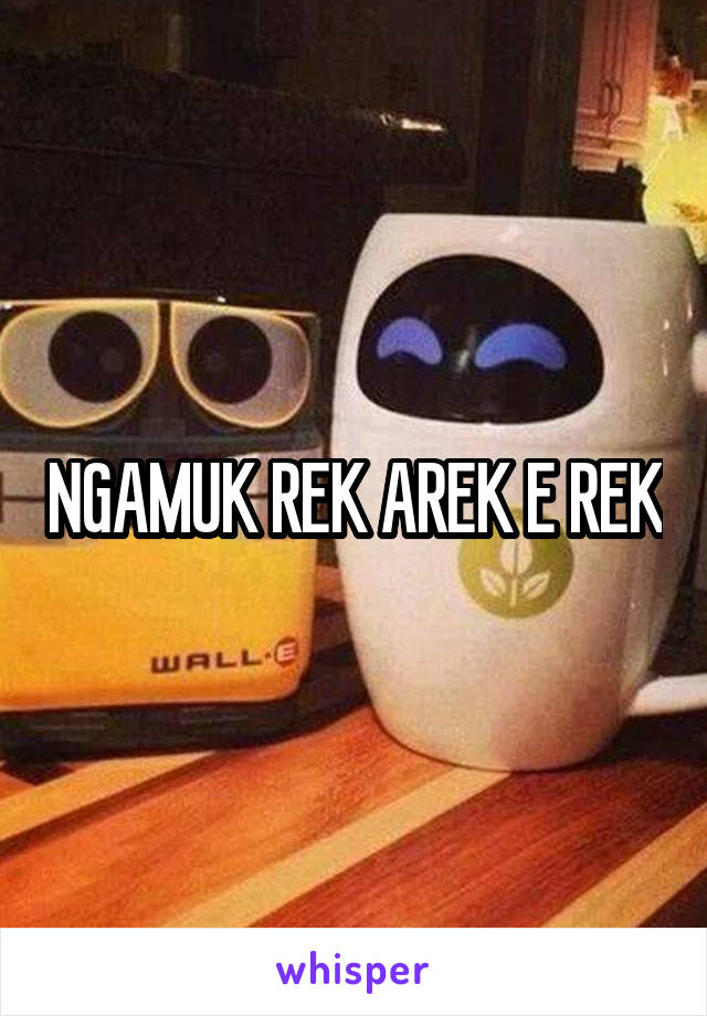 NGAMUK REK AREK E REK