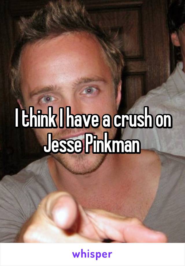 I think I have a crush on Jesse Pinkman 