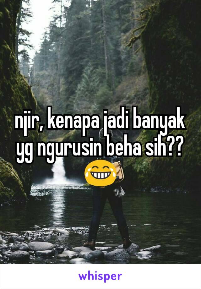 njir, kenapa jadi banyak yg ngurusin beha sih?? 😂