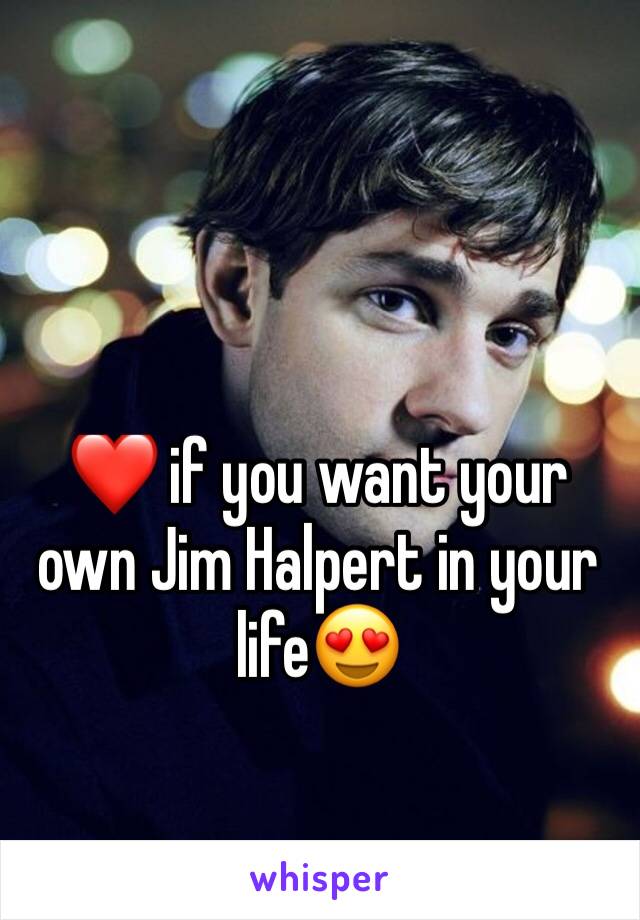 ❤ if you want your own Jim Halpert in your life😍
