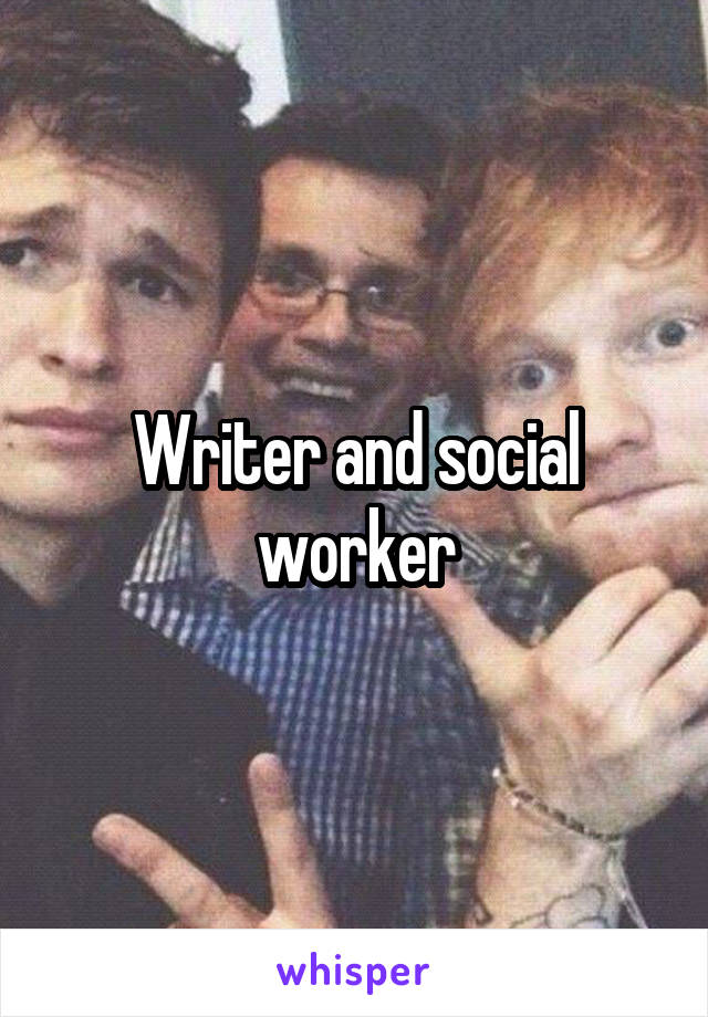 Writer and social worker