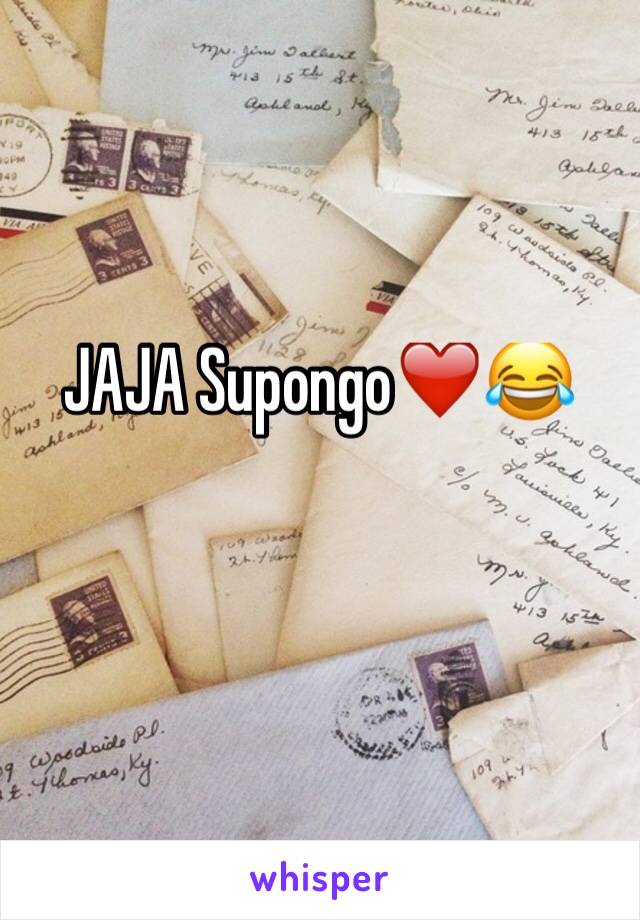 JAJA Supongo❤️😂