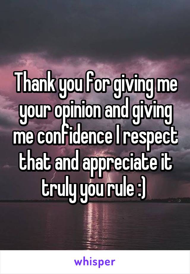 Thank you for giving me your opinion and giving me confidence I respect that and appreciate it truly you rule :) 