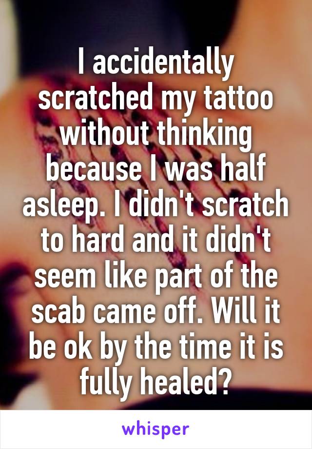 accidentally scratched my tattooTikTok Search