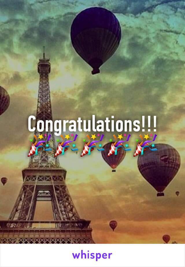 Congratulations!!! 🎉🎉🎉🎉🎉