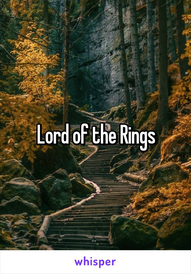 Lord of the Rings