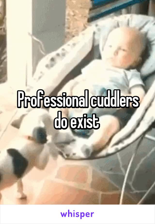 Professional cuddlers do exist 