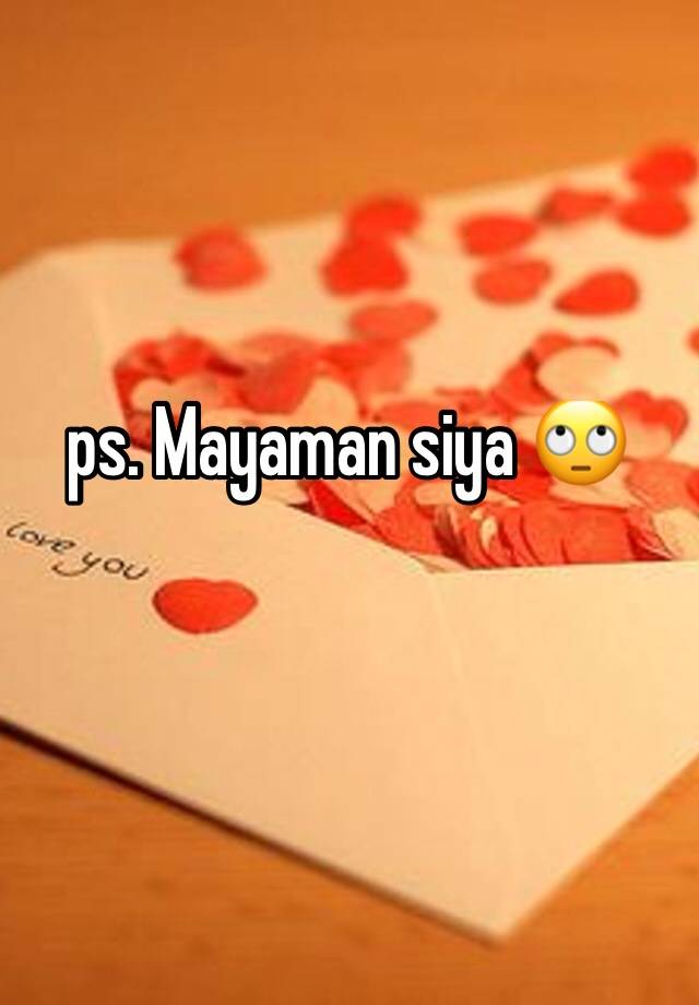 ps-mayaman-siya