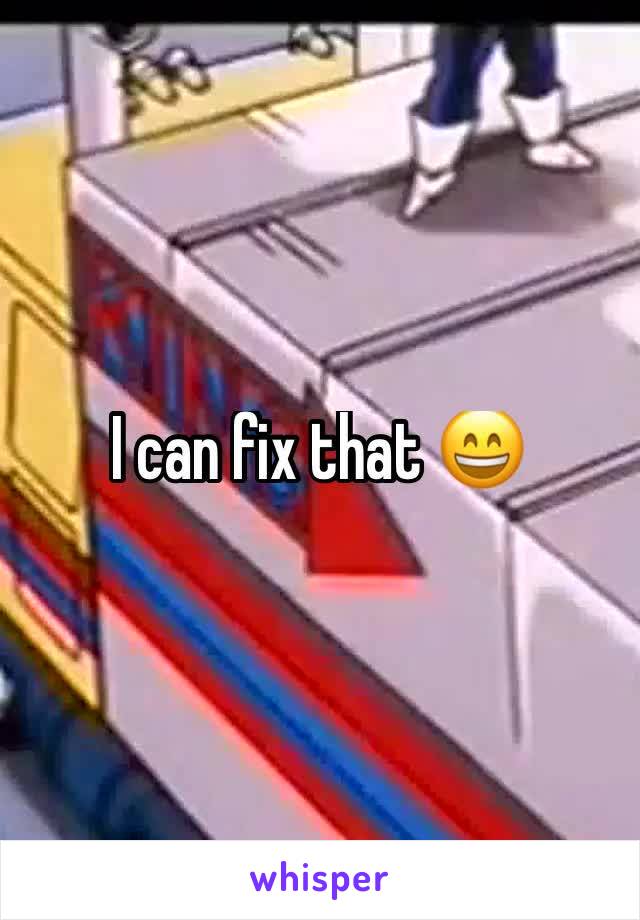 I can fix that 😄