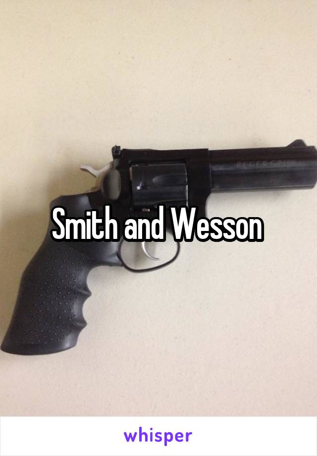 Smith and Wesson 