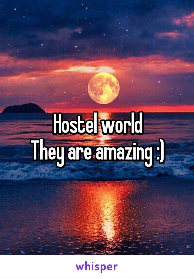 Hostel world
They are amazing :)