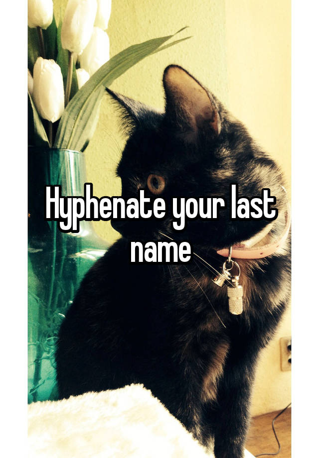 hyphenate-your-last-name