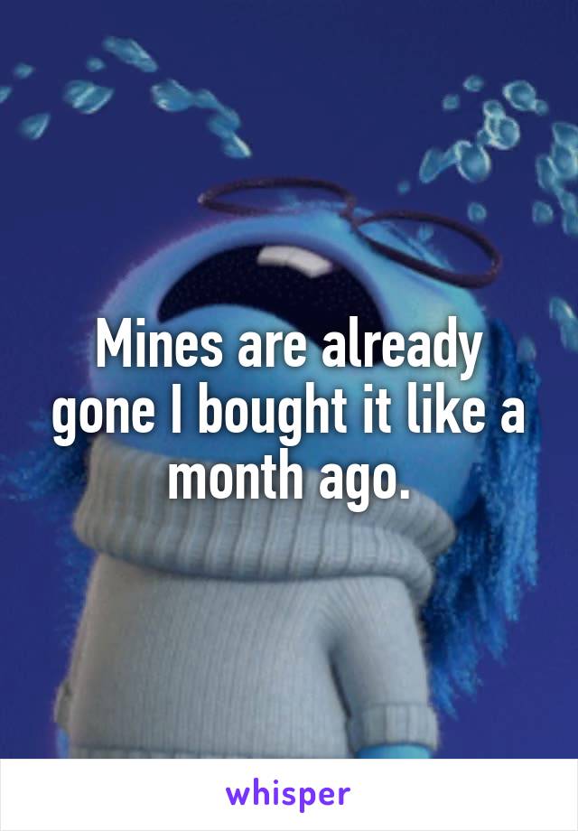 Mines are already gone I bought it like a month ago.