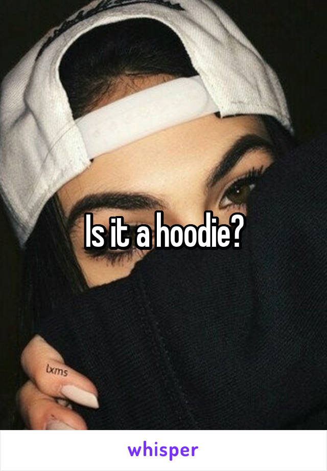 Is it a hoodie?