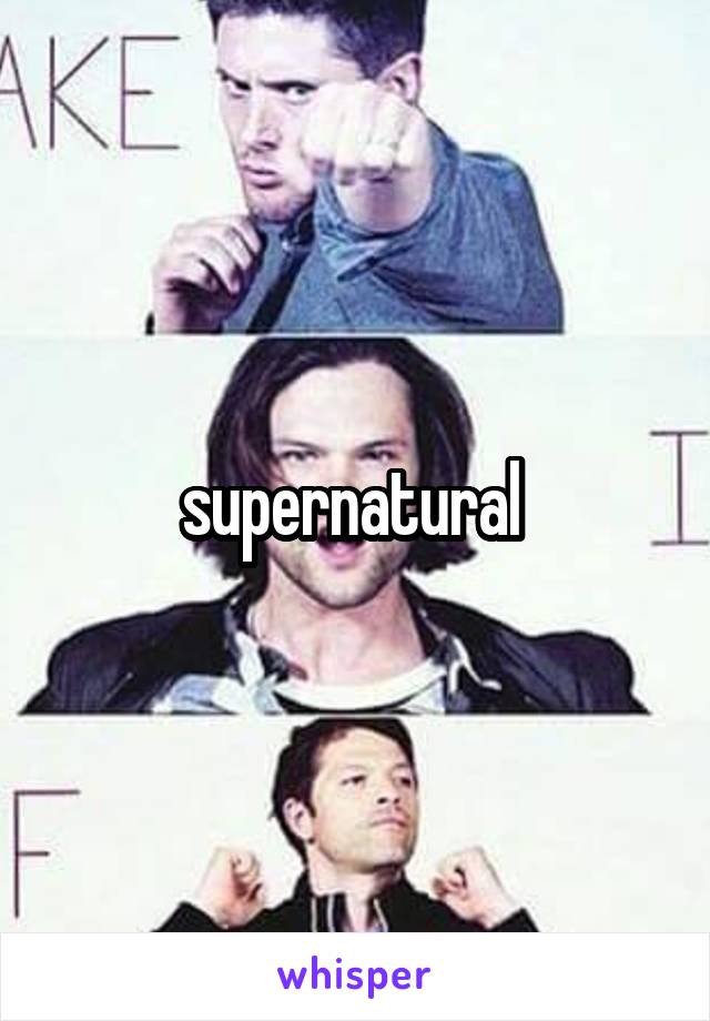 supernatural 