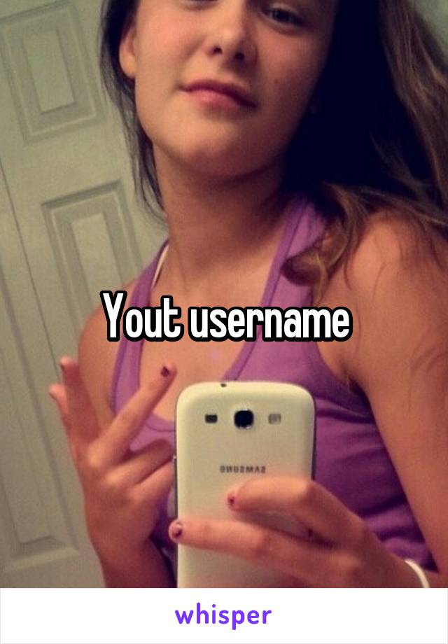 Yout username