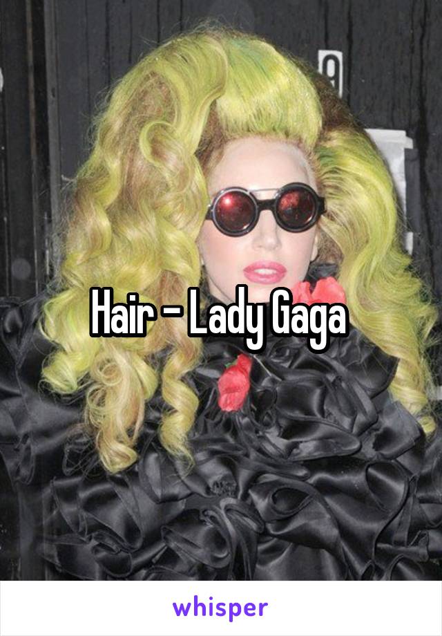 Hair - Lady Gaga 