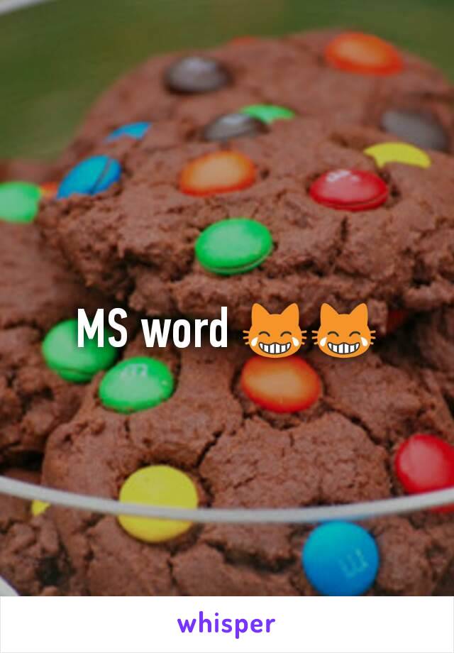 MS word 😹😹