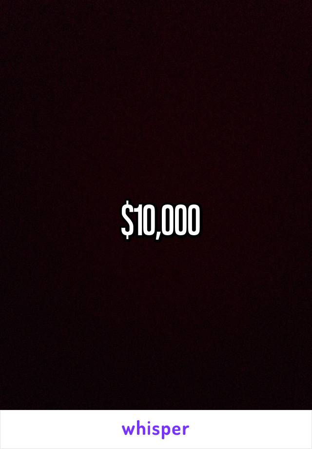  $10,000