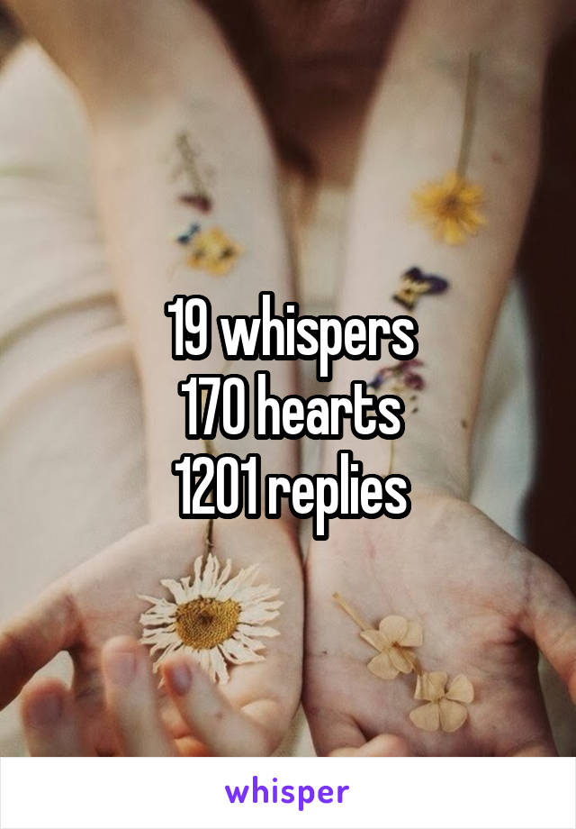 19 whispers
170 hearts
1201 replies