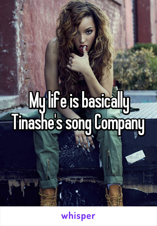 My life is basically Tinashe's song Company 