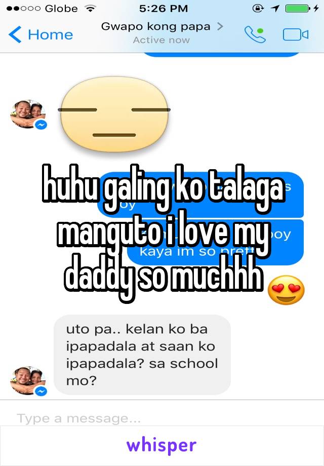 huhu galing ko talaga manguto i love my daddy so muchhh