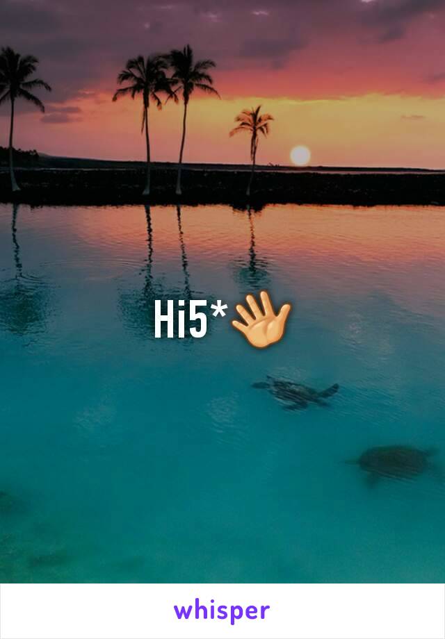 Hi5*👋