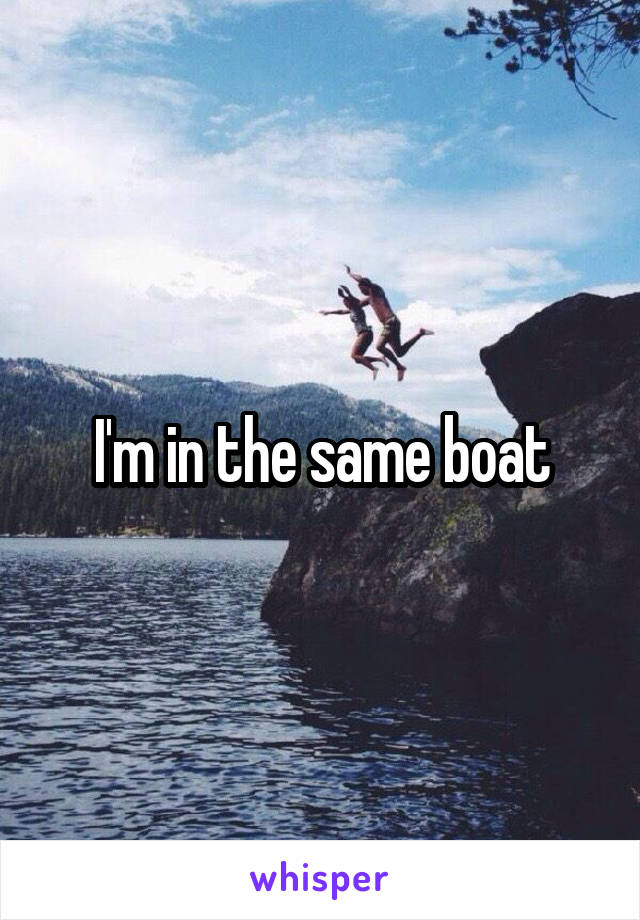 I'm in the same boat