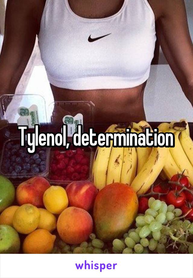 Tylenol, determination 