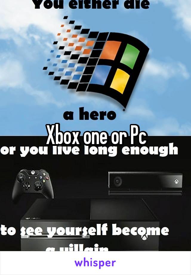 Xbox one or Pc