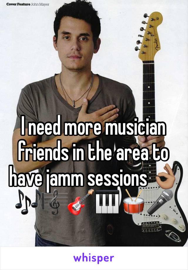 I need more musician friends in the area to have jamm sessions 👌🏽🎶🎼🎸🎹🥁🎤
