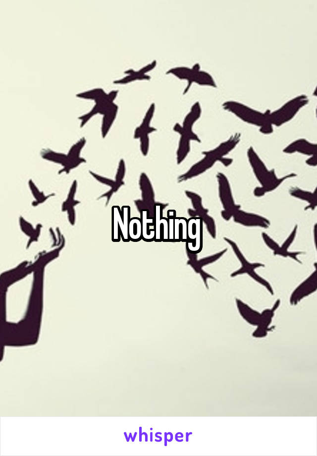 Nothing 