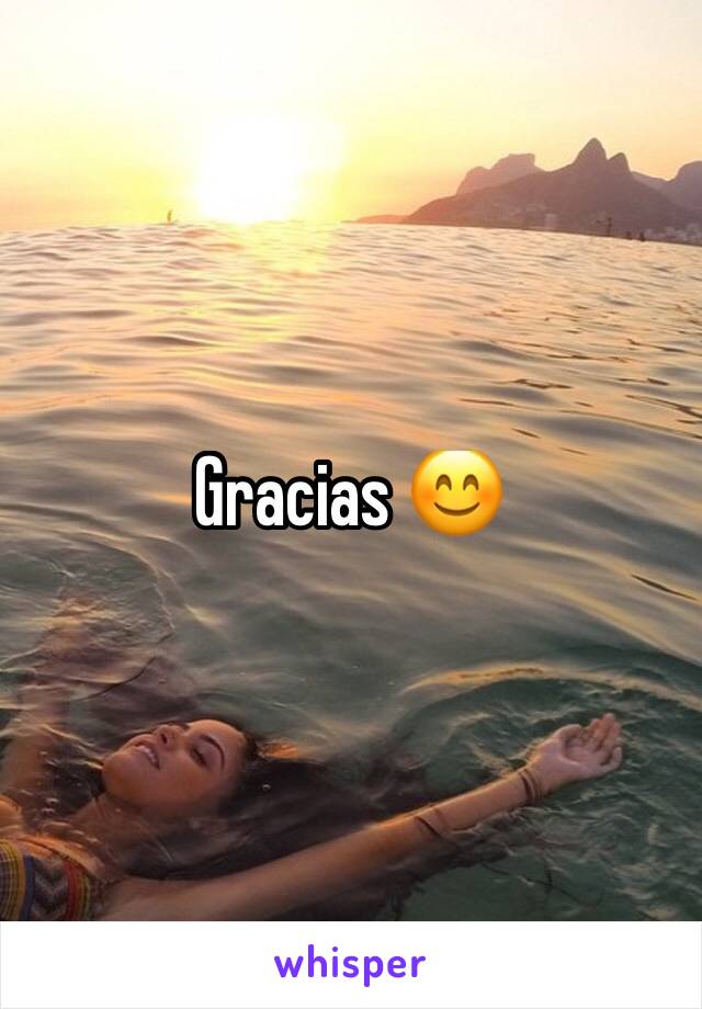 Gracias 😊 