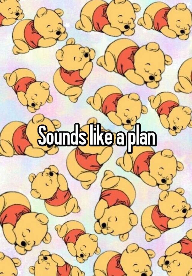 What Does Sounds Like A Plan Mean