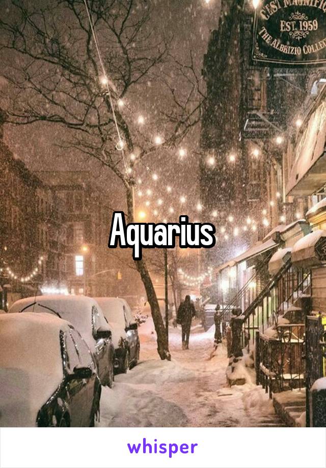 Aquarius 