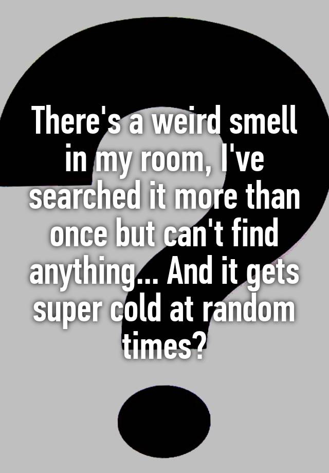 there-s-a-weird-smell-in-my-room-i-ve-searched-it-more-than-once-but