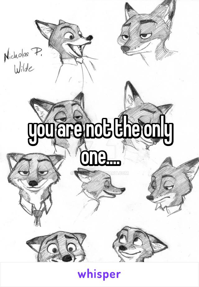 you are not the only one....